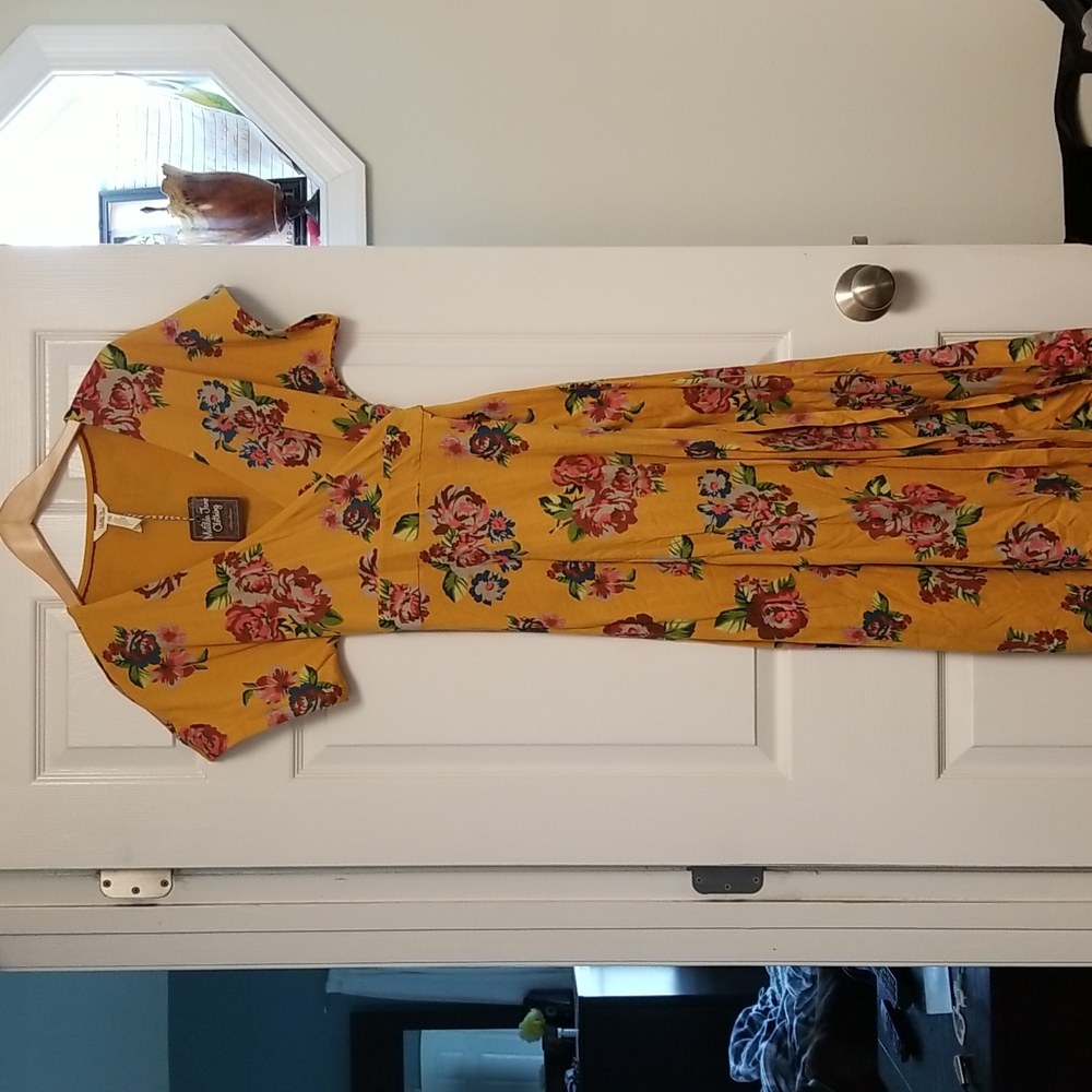 Matilda Jane Yellow Floral Maxi Dress